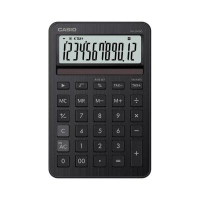 CASIO  Calculatrice de bureau noir (L x l x H) 154 x 101 x 18.8 mm