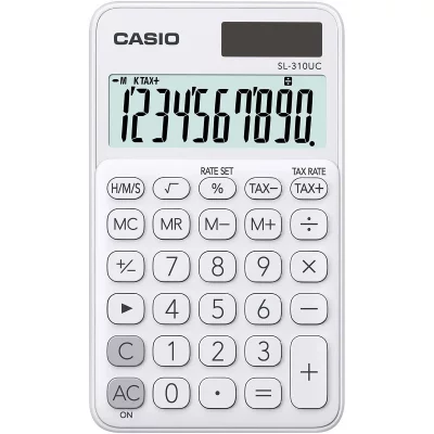 GENERIQUE CASIO Calculatrice de poche SL-310UC-WE-S-EC blanche
