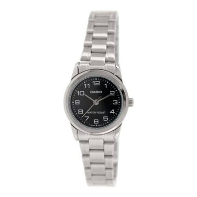 CASIO  Femmes Analogique Quartz Montre avec Bracelet en Acier Inoxydable LTP-V001D-1