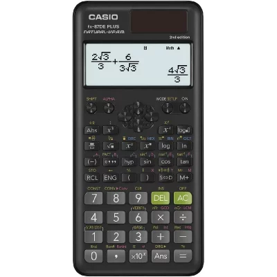 CASIO  Fx-87de Plus 2nd Edition Calculator Noir
