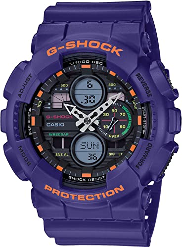 CASIO  Homme Quartz Montre avec Bracelet en r&eacute;sine GA-140-6AER 7588 