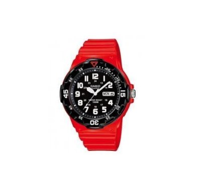 CASIO  Hommes Analogique Quartz Montre avec Bracelet en r&eacute;sine MRW-200HC-4