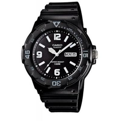 CASIO  Mod. MRW-200H-1B Date&day, Dual Time, wr 100 **ORIGINAL BOX**