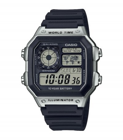 CASIO  Montre pour hommes  Collection Men AE-1200WH-1CVEF