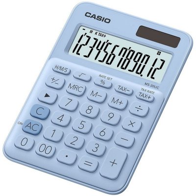 CASIO  Ms-20uc-lb Calculator Bleu