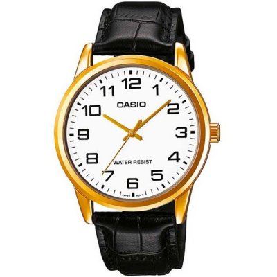 CASIO  MTP-V001GL-7-Bracelet-Montre pour Homme Noir/Blanc