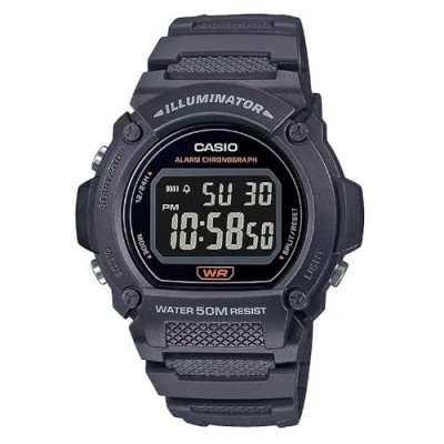CASIO  W-219h-8b Collection Watch Noir