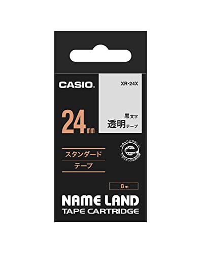 CASIO  XR-24X1 - bande d'&eacute;tiquettes - 1 rouleau(x)