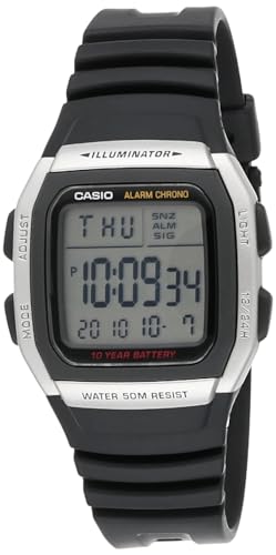 CASIO  Youth Digital Alarm Chrono Illuminator W-96H-1AVDF W96H-1AVDF Montre Homme