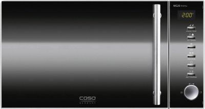 CASO  Micro-ondes fonction grill MG20 menu 3320 800 W Acier Inoxydable 20 l