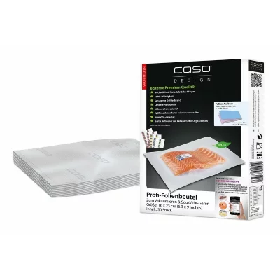 CASO  Pack de 50 sachets pour machine &agrave; emballer sous vide 16 x 23 cm (Import Allemagne)