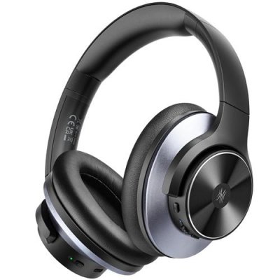  Casque A10 Bluetooth 5.4 avec Annulation de Bruit Active - Noir