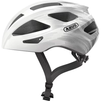 ABUS Casque -  - Casque Macator White Silver - Blanc Homme L