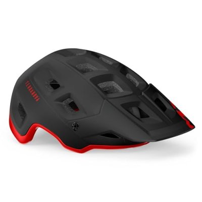 MET Casque all mountain  terranova noir rouge mat brillant 2022