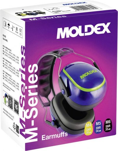 MOLDEX Casque antibruit passif 35 dB  M6 613001 1 pc(s) - noir, vert