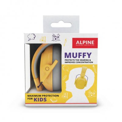 ALPINE Casque antibruit pour enfant  Muffy MKIDS-YE Jaune 