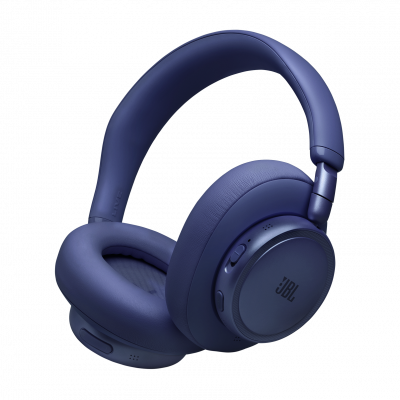 JBL Casque arceau circum-aural avec et sans fil Bluetooth  Live 780NC avec r&eacute;duction de bruit Bleu