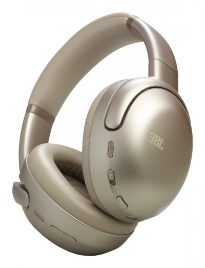 JBL Casque arceau circum-aural sans fil Bluetooth  Tour One M3 avec r&eacute;duction de bruit Dor&eacute; 