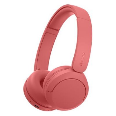 SONY Casque arceau sans fil Bluetooth  WH-CH535R.CE7 avec r&eacute;duction de bruit Rouge Corail
