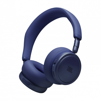 JBL Casque arceau supra-aural avec et sans fil Bluetooth  Live 680NC avec r&eacute;duction de bruit Bleu
