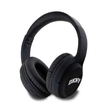DKNY Casque audio bluetooth 5.3 &eacute;l&eacute;gante avec logo en arc  noir DKBH3DNYAK 