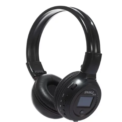 YONIS Casque Audio Bluetooth Sans Fil Avec &Eacute;cran LED Et Microphone HD Pour Appareils Marron 