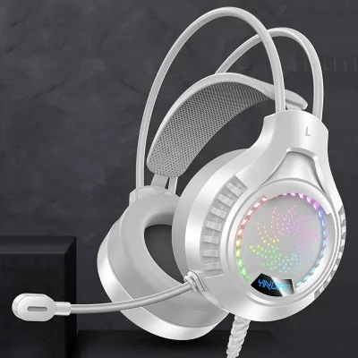 YONIS Casque Audio Gaming Usb Avec Lumi&egrave;res Color&eacute;es Et Son St&eacute;r&eacute;o 7.1 Puissant 