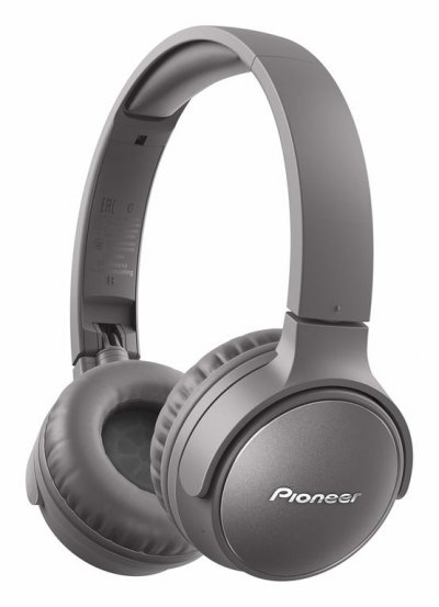 PIONEER Casque Audio S6 SE-S6BN(W)CZU Sans Fil Bluetooth Pliable Anti-Bruit Assistance Vocale Gris 