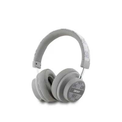 DKNY Casque audio sans fil bluetooth 5.3 motif &agrave; carreaux en cuir  beige DKBHM2PCSHLE 