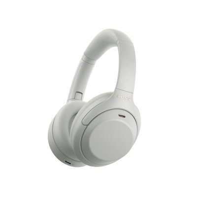 SONY Casque audio  arceau sans fil Hi-Res WH-1000XM4C Bluetooth &agrave; r&eacute;duction de bruit active Argent