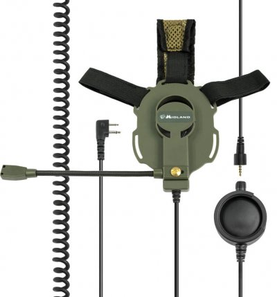 MIDLAND Casque Audio Tactique De T&ecirc;te  Bow M-Tactical Avec Micro-Tige 