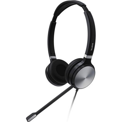 YEALINK Casque Audio  UH36 Dual USB R&eacute;sistant &agrave; l'Eau Wi-Fi Noir 