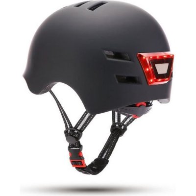 YOUIN Casque avec LED avant et arri&egrave;re NOIR