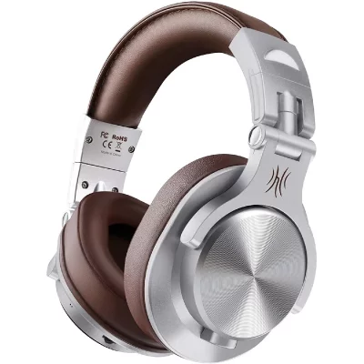 CHRONUS Casque bluetooth 50 heures d'autonomie oneodio a70 casque audio sans fil(brun) 