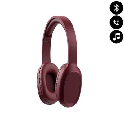  Casque Bluetooth Evetane Bordeaux 
