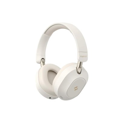 HAVIT Casque Bluetooth -  - H668BT - Sans fil - Beige - Autonomie 80h