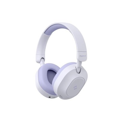 HAVIT Casque Bluetooth -  - H668BT - Violet - R&eacute;duction active du bruit - Sans fil