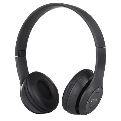 YONIS Casque Bluetooth Pliable Sans Fil, Support MP3 FM Appel, Autonomie 18h, Charge 2