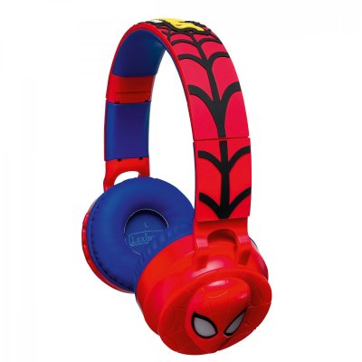 LEXIBOOK Casque Bluetooth Spiderman Avec Effets Lumineux Et Limitation De Son 85db