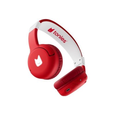 TONIES&REG; Casque Bluetooth Tonies pour Conteuse Toniebox 2 Tonies Rouge Coquelicot