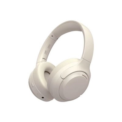 GENERIQUE Casque Bluetooth V5.4 avec R&eacute;duction Active de Bruit ANC - 67H d'Autonomie - Audio HD 40mm - Blanc