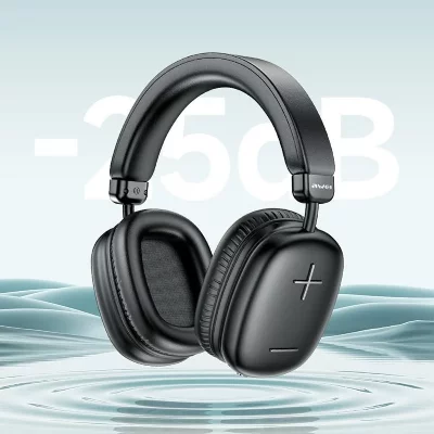 YONIS Casque Bluetooth Wireless V5.4 Hi-fi St&eacute;r&eacute;o Autonomie 25h Noir 