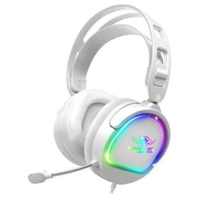 SPIRIT OF GAMER Casque circum-aural Pro H6 pour PC PS Xbox et Nintendo Switch Blanc