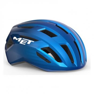 MET Casque de route  Vinci (MIPS) - L Blue Matallic/Glossy Casques