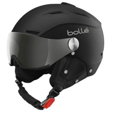 BOLLE Casque De Ski Casque De Ski  Backline Visor Noir/Argent Silver Gu