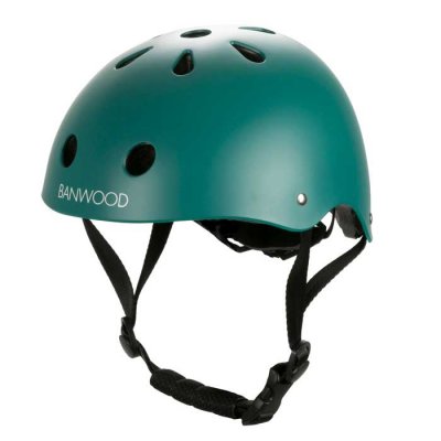 BANWOOD Casque De V&eacute;lo Abs Pour Enfants De 3 &Agrave; 7 Ans Protection Vert Fonc&eacute;