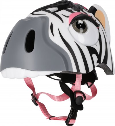 CRAZY SAFETY Casque de velo pour enfants zebre blanc  certifie en1078