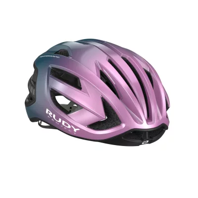 RUDY PROJECT Casque de v&eacute;lo  EGOS (LILAC/BLUE AVIO METAL SHINY)