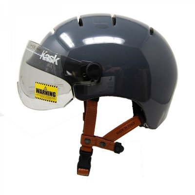 KASK Casque de v&eacute;lo urbain avec visi&egrave;re  4 a&eacute;rations Taille M Ardesia