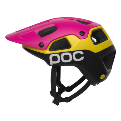POC Casque de VTT  Cularis Pure (Rhos Red Matt/Citrine Yellow Matt)